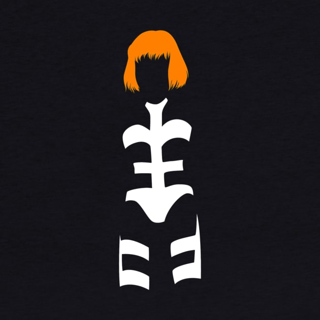 The Fifth Element Leeloo silhouette by frekioxo